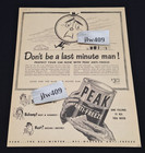  2  1952 1959 Peak Permanent Type Anti-freeze Print Ads Magazine Ads