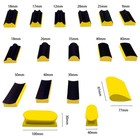 Hand Sanding Block Set Of 16 Interchangeable Contoured Profile Sanding Pad Kit