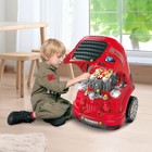 Mechanic Kids Truck Engine Toy Set  Car Service Play Set  Red