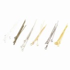 200pc 35 40 45 50mm Eye Head Pins Earrings Eyepin Ear Pin Jewelry Making Finding