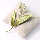 Lily Of The Valley Flower Corsage Brooch Pin Woman Accessories Brooches Jewelry