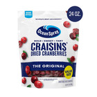  2 Pack  Ocean Spray Craisins Dried Cranberries Original 24 Oz Bag Each