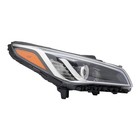 Headlight Assembly For 2015-2017 Sonata Right Passenger Side Clear Lens