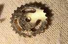 Vintage 14k White Gold Masonic Diamond Tie Tack Pin