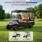 4 Passenger Golf Cart Cover 600d Waterproof Club Car Ezgo Clear Windshield