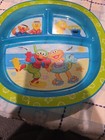 Munchkin Toddler Kids Plate Beach  Elmo Big Bird Bert Ernie Sesame Street 2012