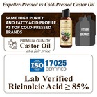 Handcraft Blends Organic Castor Oil  100  Pure And Natural  Premium Grade 4fl Oz