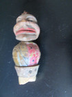 Bottle Stopper  Man Wooden Carved Animated  German