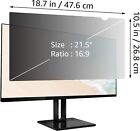 Amazon Basics Privacy Screen Filter 21 5 Inch 16 9 Widescreen Monitor Anti Glare