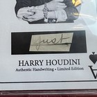 Harry Houdini Handwritten Word Cut From A Autograph Letter Signed Beckett Bas