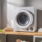 Portable Electric Tumble Dryer  13 2 Lbs Capacity Front Load Compact Laundry