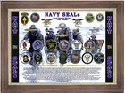  Us Navy  seals  The Teams  Collectable Historical Insignia   Patches Poster