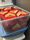 Usmc Cpl E4 Gold red Chevrons Patch Pair Corporal For Dress Blues New Um