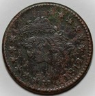 1812 Classic Head Large Cent - Corrosion - Us 1c Copper Coin