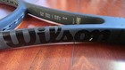 Pre-owned Wilson Pro Staff 97 V13 Grip Size 4 3 8   Free Leather Grip And String