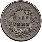 1809 C-6 R-1 Classic Head Half Cent Coin 1 2c