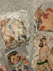 Lot Of Vintage Paper Dolls Babies Girls Clothes 19 Sets