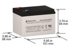 Apc Backups 650 Pro 12v 12ah F2 Ups Replacement Battery
