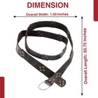 Medieval Knight s Leather Belt  65  Long Handmade Waist Girdle - 1 5  Wide