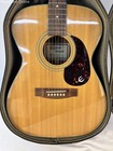 Vintage 87  Epiphone By Gibson Pr400 Acoustic Guitar Korean Samick With Case