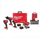 Milwaukee M18 Combo Kit Hammer Drill  impact Driver  Impact Wrench   Socket Set