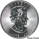 2018 Canada  5 30th Anniversary Maple Leaf 1 Oz  9999 Fine Silver Bu Coin