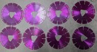 6  Husqvarna Soff-cut Xl6-1000 Purple  In Diamond Blade Green Concrete Lot Of 8