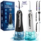 Waterpik Cordless Dental Water Flosser Oral Irrigator Teeth Cleaner 5 Jet Tips