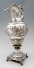 Superb R   W Wilson Coin Silver Pitcher Huge 18  65 Oz