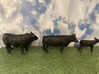 Schleich Black Angus Family   Bull 2003 13766  Cow 2002 13767    Calf 2002 13768