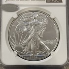 2019  1 American Silver Eagle Ngc Ms70 Brown Label