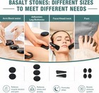 Massage Stones Set With Warmer Kit Hot Rocks Bamboo For Massage Hot Stones Massa