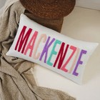 Personalized Name Pillow For Baby Girls  Custom Nursery Decor  Handmade Kid Gift