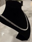 20  7mm 925 Sterling Silver Cuban curb Link Chain     48 6 Grams