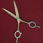 Reversible Geometric Cut Hair Shears Scissors 5 5  Dual Tang Japanese Vg10