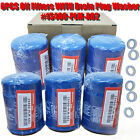 6pcs Honda Genuine Oil Filters With Drain Plug Washer 15400-plm-a02 New Sealed