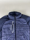 Sunice Element Shield Thermal Jacket Mens Large Blue Insulated Quilted Srixon