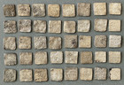 Lot Of 10 Islamic States  Almohad Square Silver Dirham  Coins