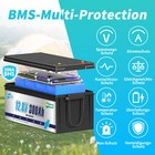 12v 100ah 140ah 300ah Lifepo4 Lithium Battery Deep Cycle Bms For Solar Rv Boat