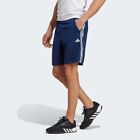 Adidas Men s Essentials Piqu   3-stripes Training Shorts - Dark Blue   White