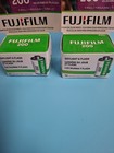 Fujifilm 200 Speed 35mm Color Negative Film 36 Exposures 2 Rolls New Unopened