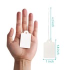 500pcs Price Tags With String Attached  1 8 X 1 Inch Marking 500pcs  White 