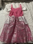 Disney Princess Off-the-shoulder Dress Costume Pink White Silver Girls 4-6x
