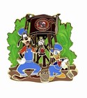 Disneyland Artist Collection Pin 2025 Alex Maher Goofy   Donald Duck Railroad Le