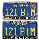 1970 California License Plates 1970 Porsche 1970 Chevelle  Dmv Clear For Yom