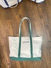 Vintage L l  Bean Boat And Tote Lot Of 3 Blue And Green Made In Usa Large Medium