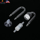 Co2 Diffuser U Shape Glass Reactor Aquarium Plant Tank Set