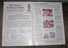 Pinocchio Original Rare U k  Disney Movie Pressbook 