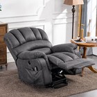 Oversized Electric Power Lift Recliner Chair With Extended Footrest For Elderly