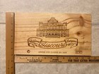 1 Rare Wine Wood Panel Ch  teau Giscours Margaux Vintage Crate Box Side 9 24 956